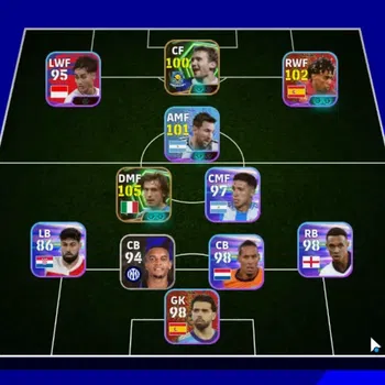 eFootball Accounts Legends & Iconic Players Android|Epic Andrea Pirlo,Andriy Shevchenko|ShowTime Lionel Messi,Lamine