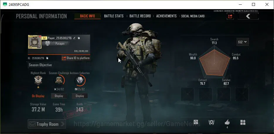 Arena Breakout Accounts MOBILE Lv30|SV 37M|CV 21,6M|1 Utopia|Groza SS,T03 image 13