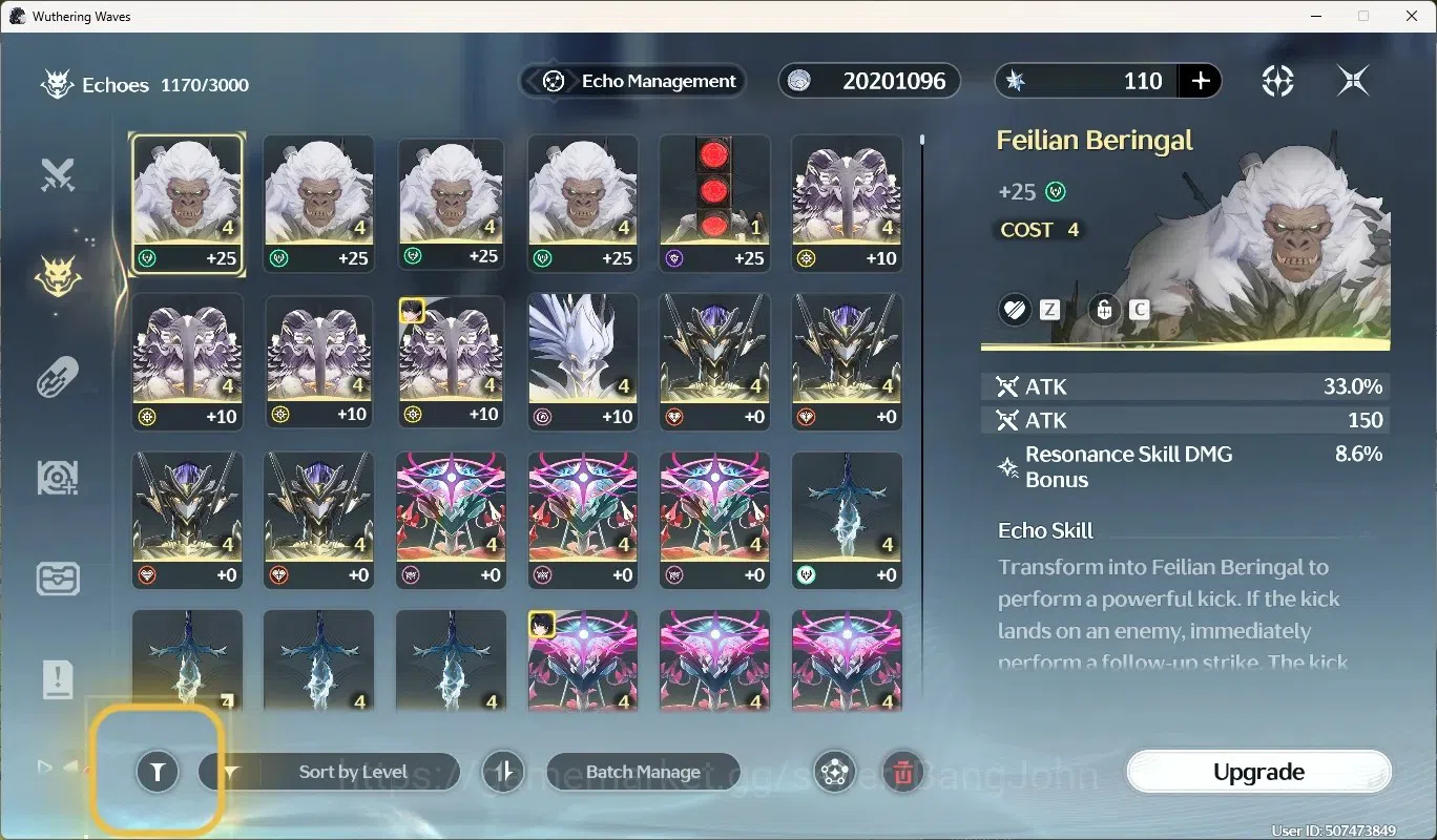 Wuthering Waves Accounts Starter NA|UL 49|Rank 5|2 Char Limited [Lucy,Rebecca]+Sign|Ready Unlock RC6Lucy | Mc Male 6