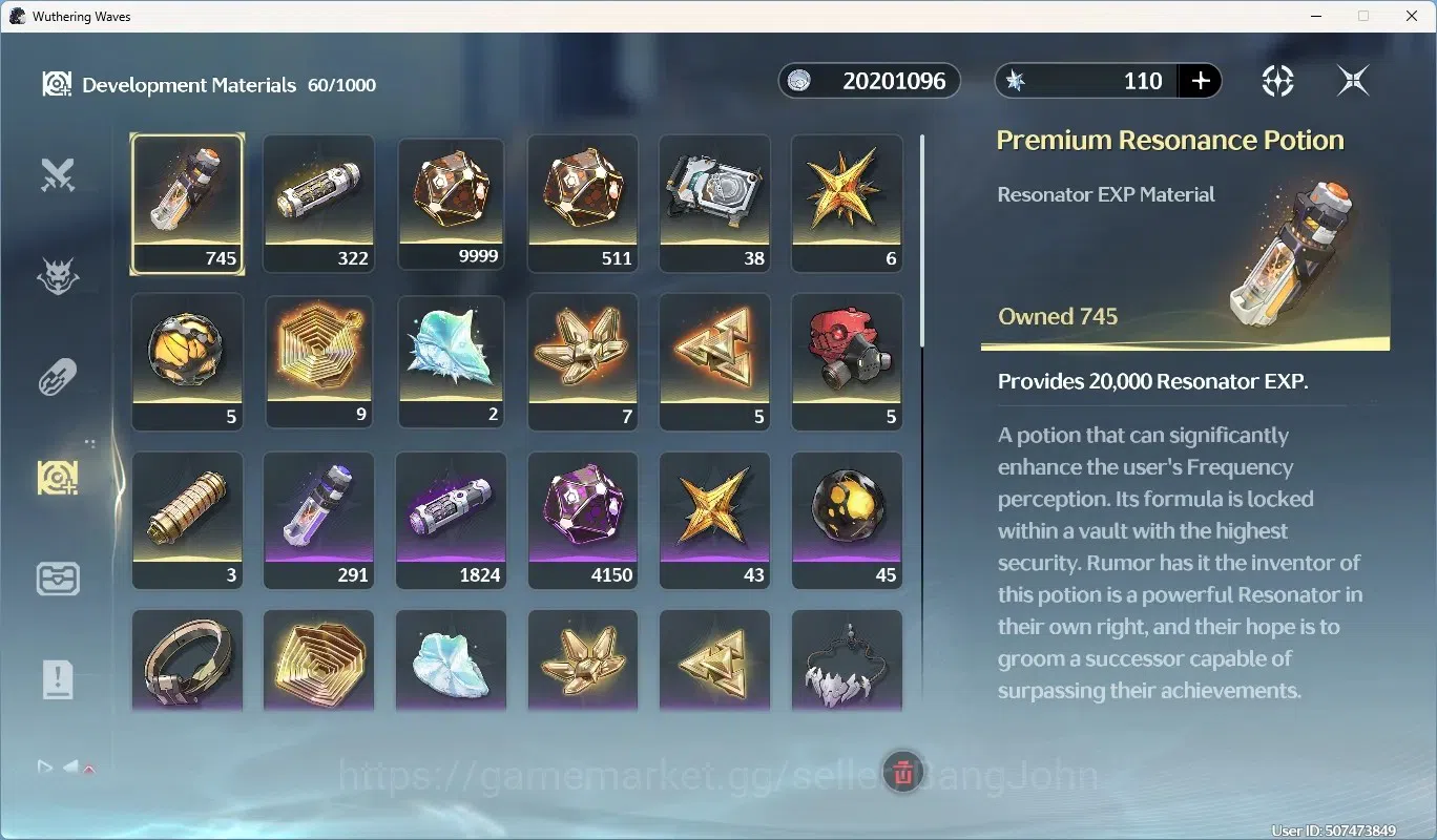 Wuthering Waves Accounts Starter NA|UL 49|Rank 5|2 Char Limited [Lucy,Rebecca]+Sign|Ready Unlock RC6Lucy | Mc Male 8