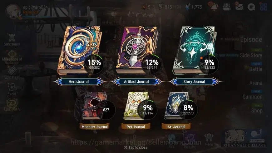 Epic Seven Accounts Global | Starter|3 ML(LRKrau,AVildred,Rhianna & Lu image 3