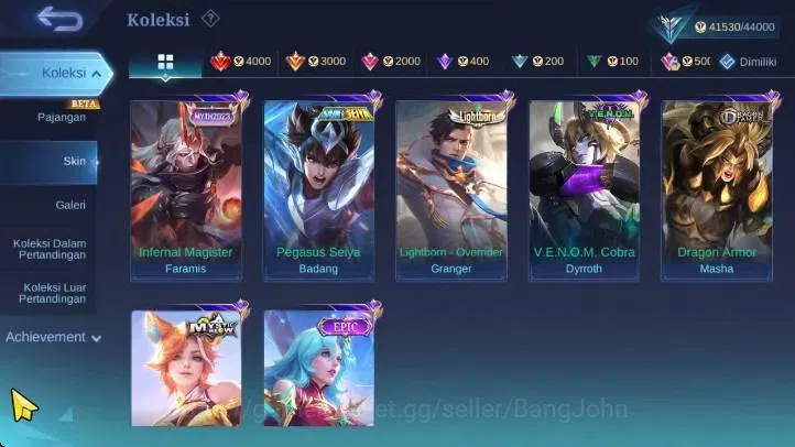 Mobile Legends: Bang Bang Accounts Global | HerO 112 Skin 205, Expert. CCC Natalia, N image 5