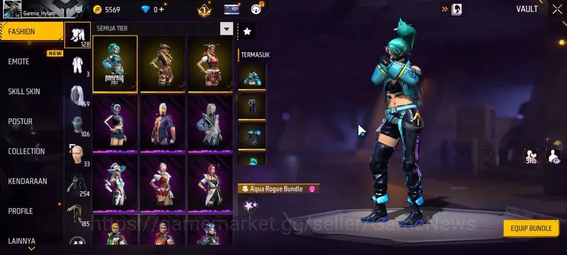 Free Fire Accounts Indonesia|Free HSR|M1887 Emerald Power|XM8 Destiny image 11
