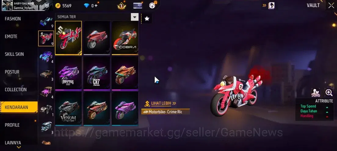 Free Fire Accounts Indonesia|Free HSR|M1887 Emerald Power|XM8 Destiny image 18