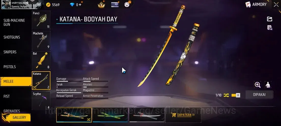 Free Fire Accounts Indonesia|Free HSR|M1887 Emerald Power|XM8 Destiny image 7