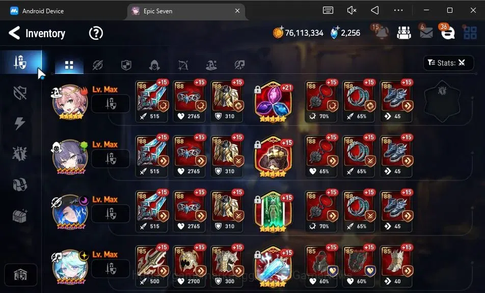 Epic Seven Accounts GLOBAL Unverif|New Era|9 ML(BArunka,Ruele oL,DK Sh image 10