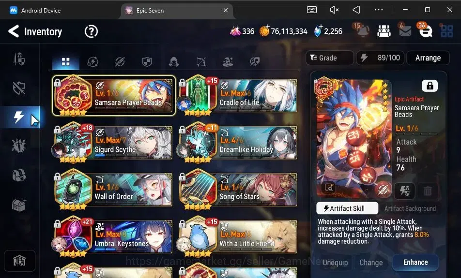 Epic Seven Accounts GLOBAL Unverif|New Era|9 ML(BArunka,Ruele oL,DK Sh image 12