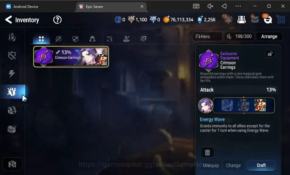 Epic Seven Accounts GLOBAL Unverif|New Era|9 ML(BArunka,Ruele oL,DK Sh image 13