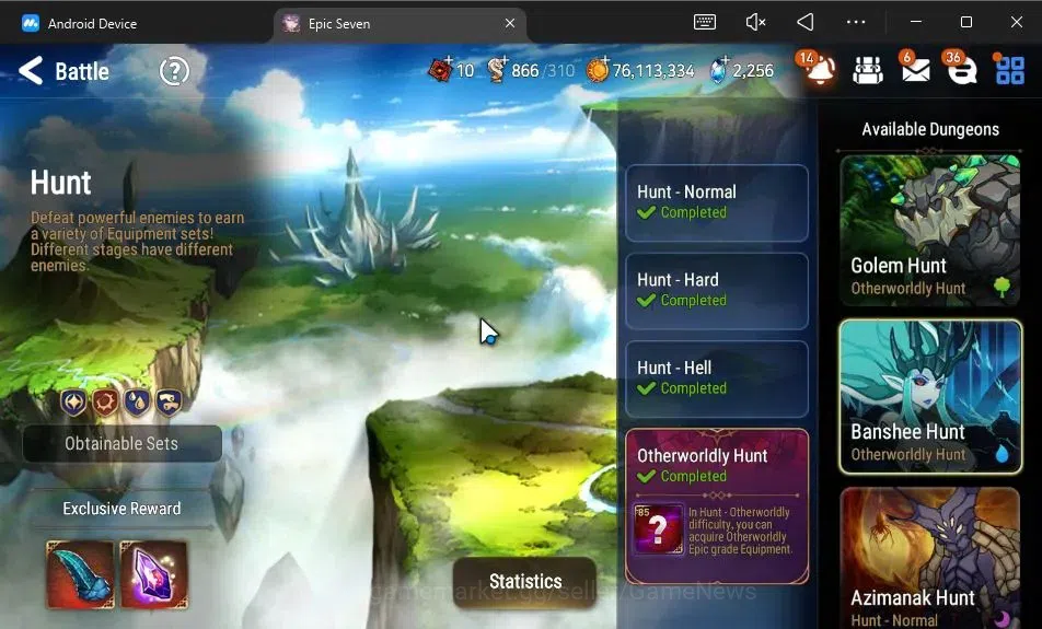 Epic Seven Accounts GLOBAL Unverif|New Era|9 ML(BArunka,Ruele oL,DK Sh image 18