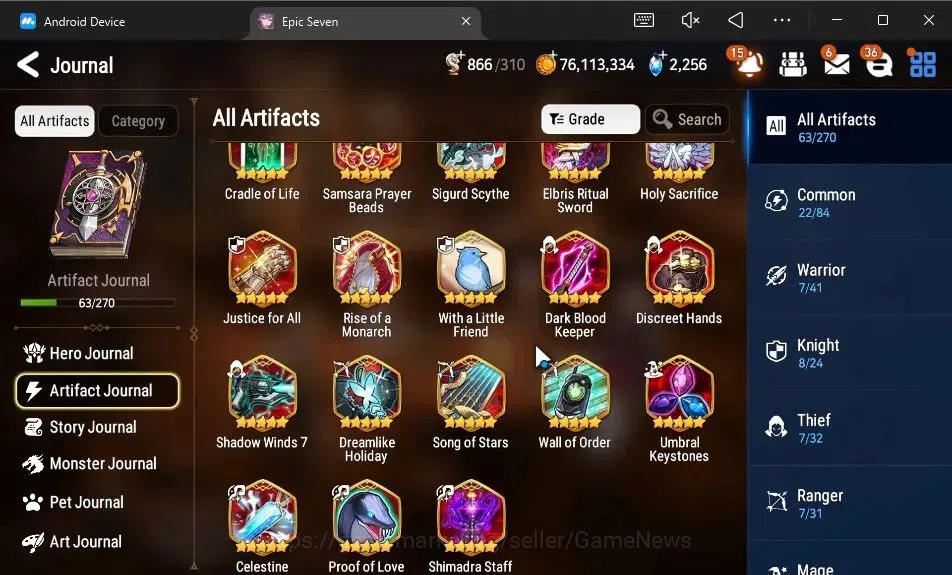 Epic Seven Accounts GLOBAL Unverif|New Era|9 ML(BArunka,Ruele oL,DK Sh image 9