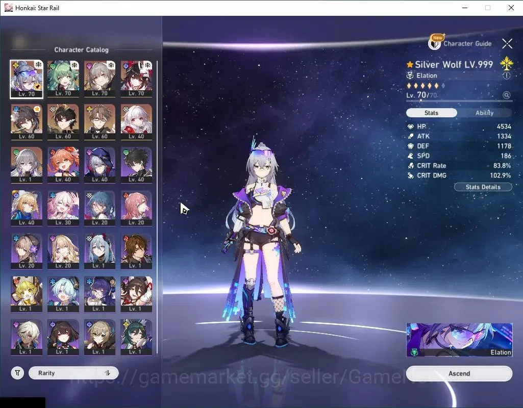 Honkai Star Rail Accounts Asia|TL 52|5 Limited|Silver Wolf 999 E2+Sign,Spark image 4