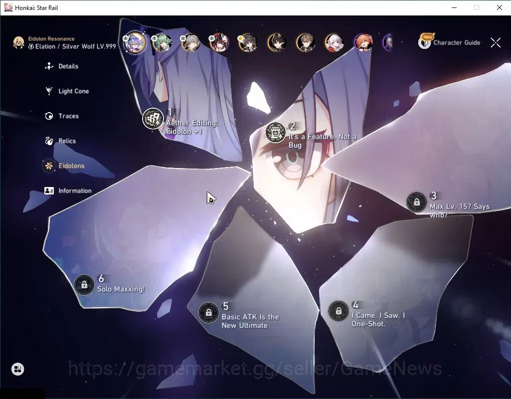 Honkai Star Rail Accounts Asia|TL 52|5 Limited|Silver Wolf 999 E2+Sign,Spark image 5