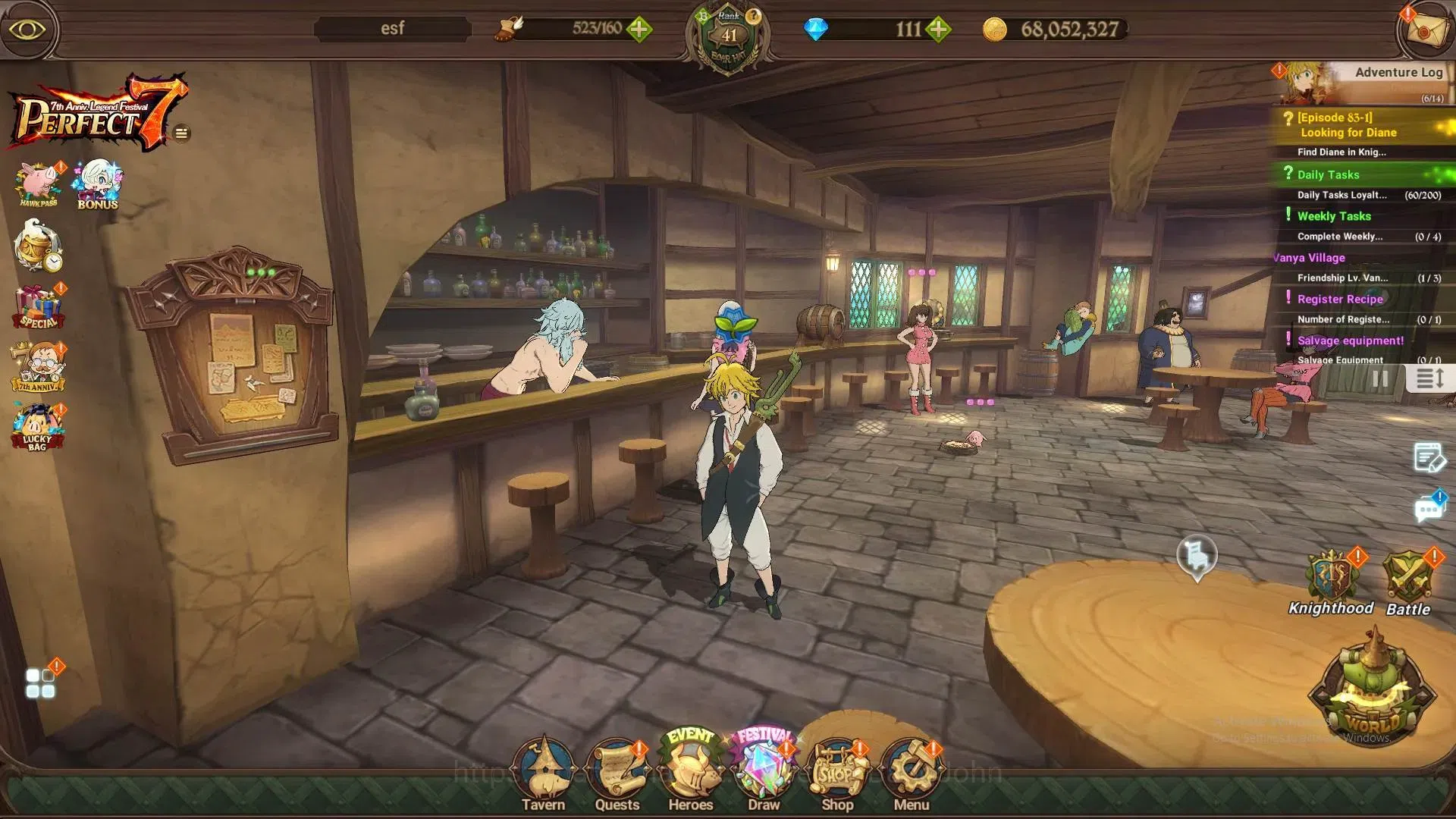 The Seven Deadly Sins: Grand Cross Accounts ASIA | 1.4M CC | 4LR ,6UR+UR Selector ON, DM 110+| image 15