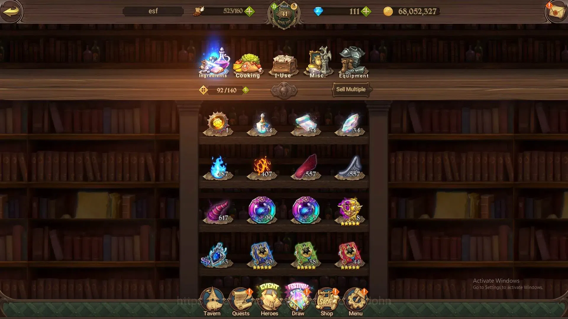The Seven Deadly Sins: Grand Cross Accounts ASIA | 1.4M CC | 4LR ,6UR+UR Selector ON, DM 110+| image 6