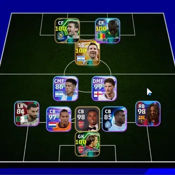 eFootball Accounts Legends & Iconic Players Android|Power 2904|Big Time Lionel Messi|2 Epic Andriy Shevchenko,David Seaman|4