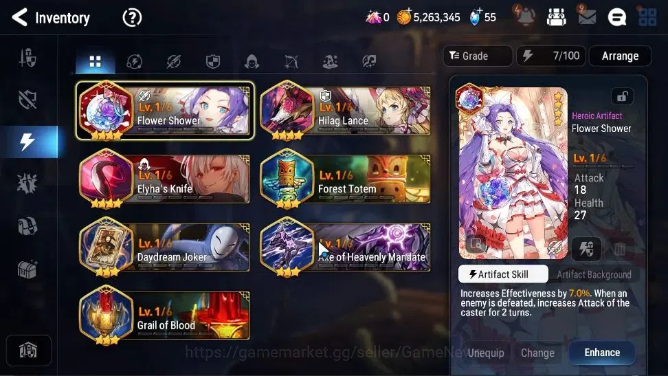Epic Seven Accounts Starter GLOBAL UnVerif|New Era|2 ML(Sheperd Dark Diene,Sage Baal&Sezan)+Landy,Tenebria|Poh ON|800 15