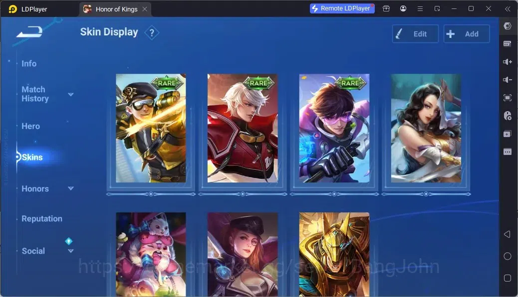 Honor of Kings Accounts Rare Skin Global | 37H 15S| 1 Legend | 1 Limited | 1 Limbo | 3 Epic | 1 Wordly | 1 HonorPass | 3 4