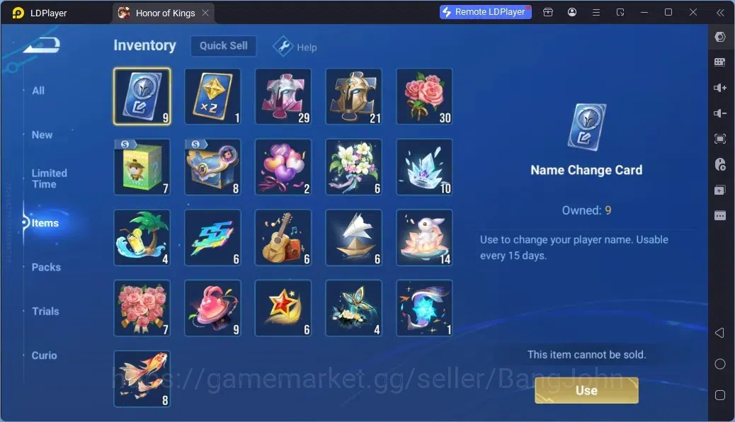 Honor of Kings Accounts Rare Skin Global | 37H 15S| 1 Legend | 1 Limited | 1 Limbo | 3 Epic | 1 Wordly | 1 HonorPass | 3 6