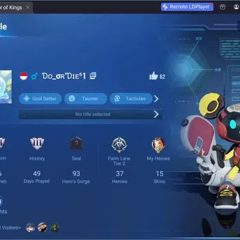 Honor of Kings Accounts Rare Skin Global | 37H 15S| 1 Legend | 1 Limited | 1 Limbo | 3 Epic | 1 Wordly | 1 HonorPass | 3