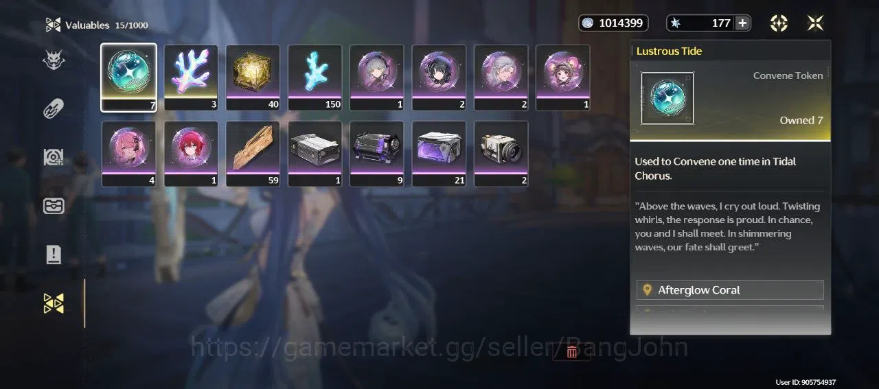 Wuthering Waves Accounts Mid-Game SEA | UL 21 | 2 Limit 1 Sign | Iuno Sign, Sigrika | Starter | RA117B 17