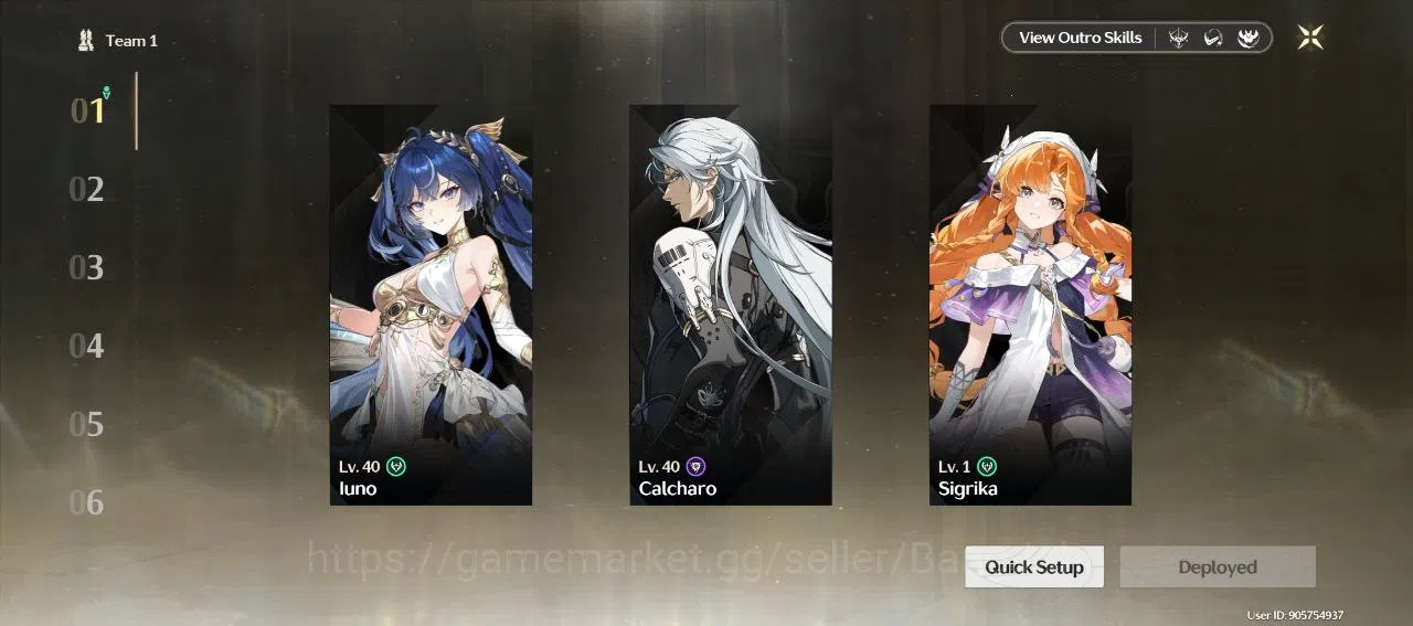 Wuthering Waves Accounts Mid-Game SEA | UL 21 | 2 Limit 1 Sign | Iuno Sign, Sigrika | Starter | RA117B 4