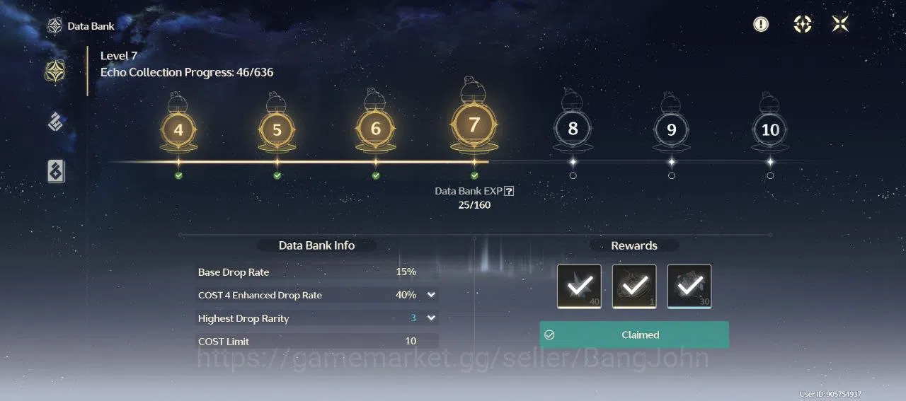 Wuthering Waves Accounts Mid-Game SEA | UL 21 | 2 Limit 1 Sign | Iuno Sign, Sigrika | Starter | RA117B 6