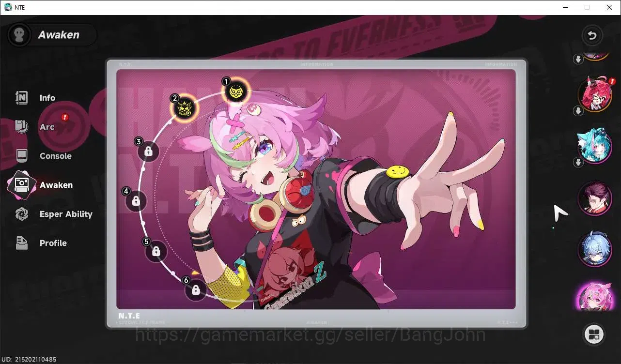 Neverness to Everness Accounts SEA | Starter Lv 3 | 2 SSR (Nanally,Fadia)+ 6 SR + image 2