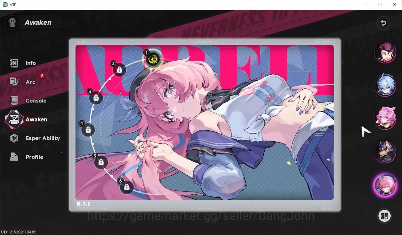 Neverness to Everness Accounts SEA | Starter Lv 3 | 2 SSR (Nanally,Fadia)+ 6 SR + image 3