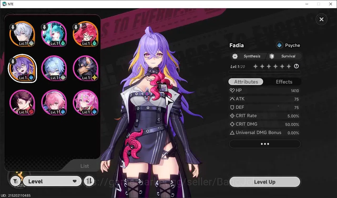 Neverness to Everness Accounts SEA | Starter Lv 3 | 2 SSR (Nanally,Fadia)+ 6 SR + image 6