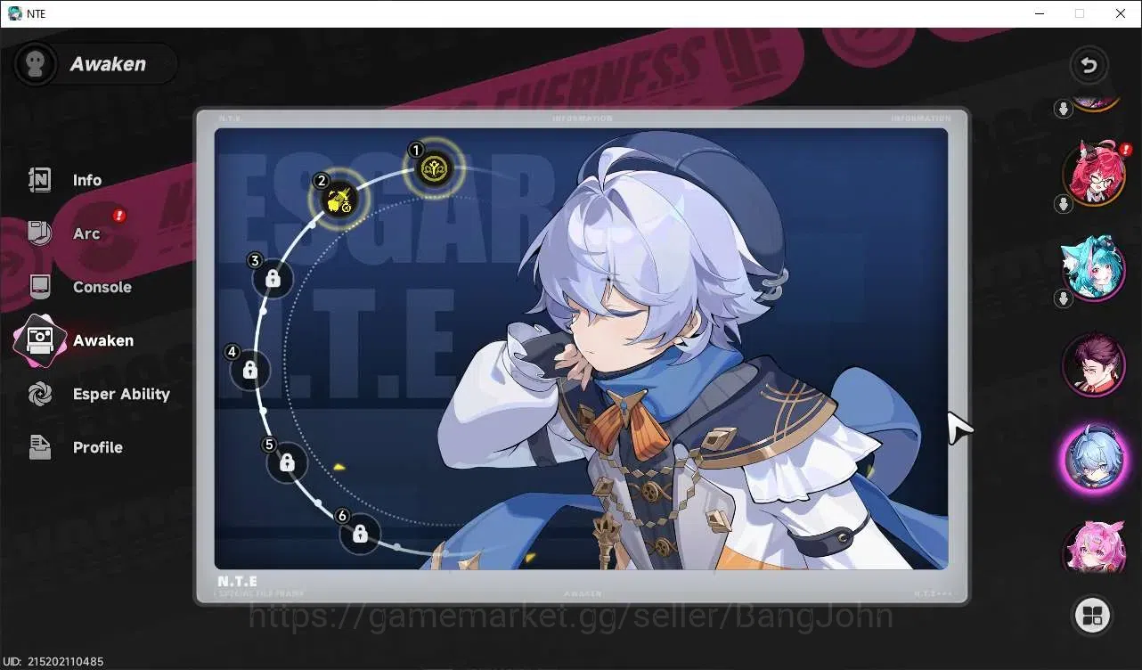 Neverness to Everness Accounts SEA | Starter Lv 3 | 2 SSR (Nanally,Fadia)+ 6 SR + image 9