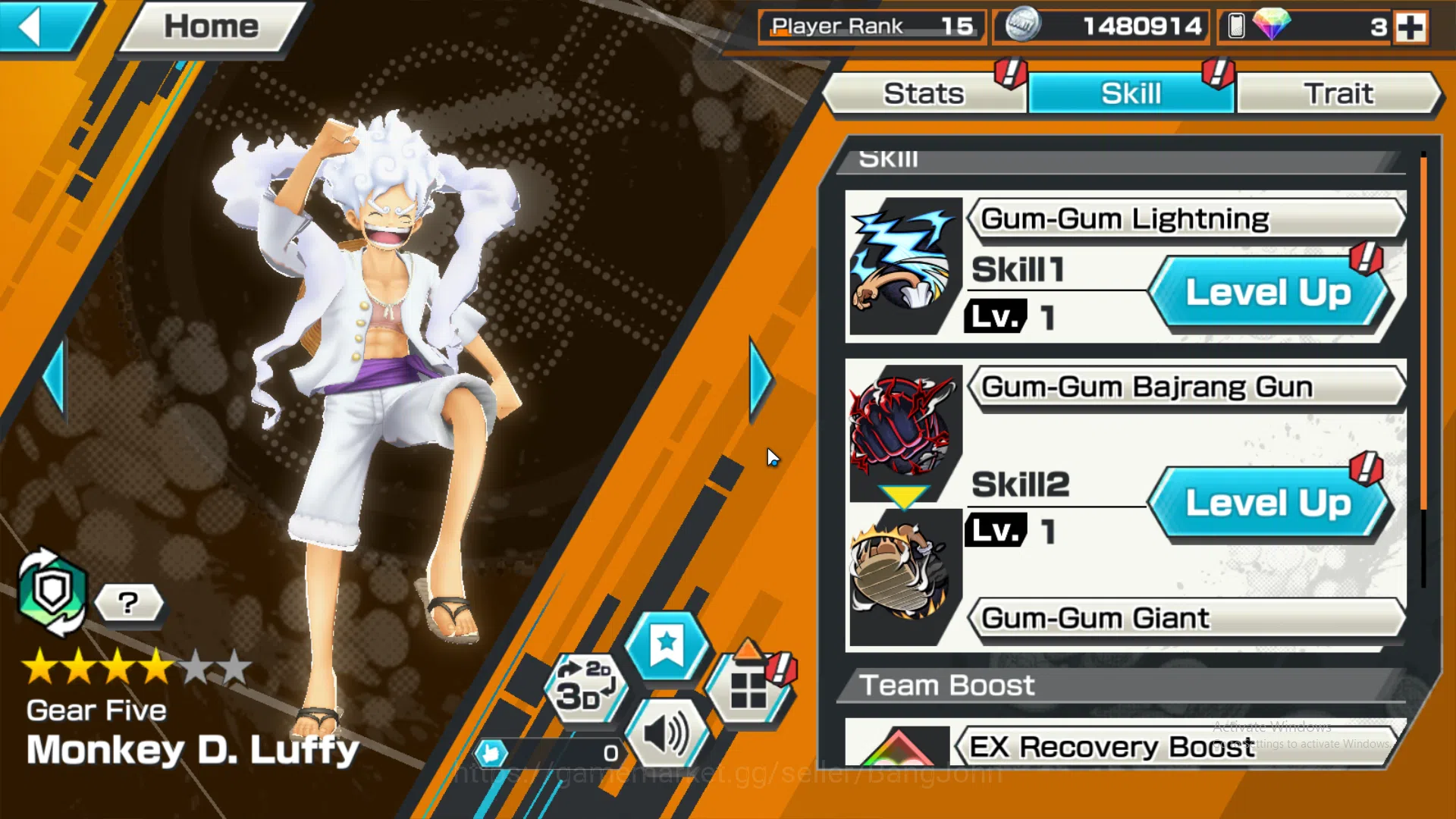 One Piece Bounty Rush Accounts GLOBAL | EX3 | MAX 4 | Borsalino, ST jay Saturn, T image 11