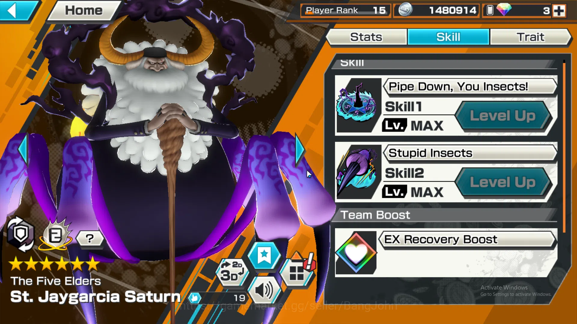 One Piece Bounty Rush Accounts GLOBAL | EX3 | MAX 4 | Borsalino, ST jay Saturn, T image 8