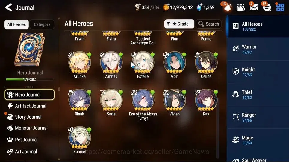 Epic Seven Accounts ASIA UnVerif|20 ML(Zio,RueleOfLight,G Ras,BW Iseri image 10