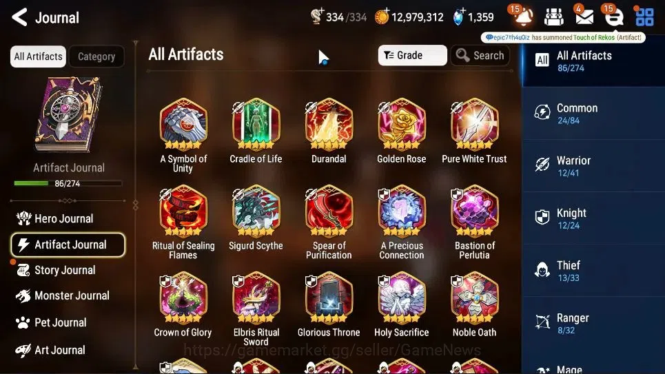 Epic Seven Accounts ASIA UnVerif|20 ML(Zio,RueleOfLight,G Ras,BW Iseri image 11