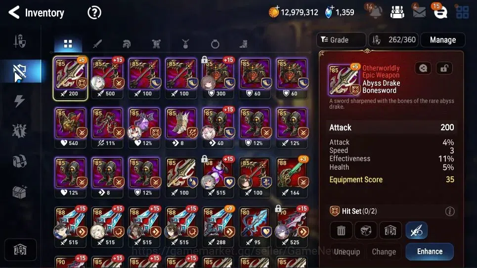 Epic Seven Accounts ASIA UnVerif|20 ML(Zio,RueleOfLight,G Ras,BW Iseri image 18