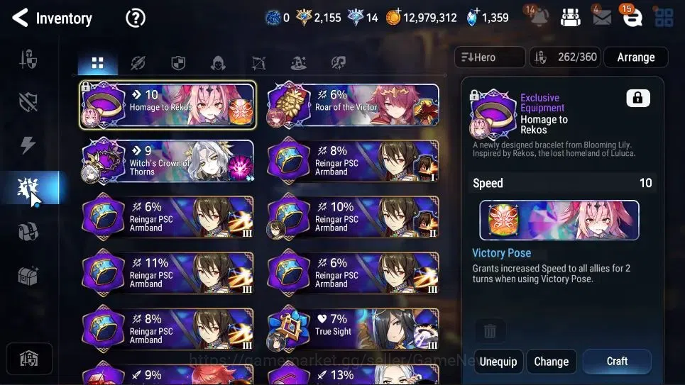 Epic Seven Accounts ASIA UnVerif|20 ML(Zio,RueleOfLight,G Ras,BW Iseri image 20