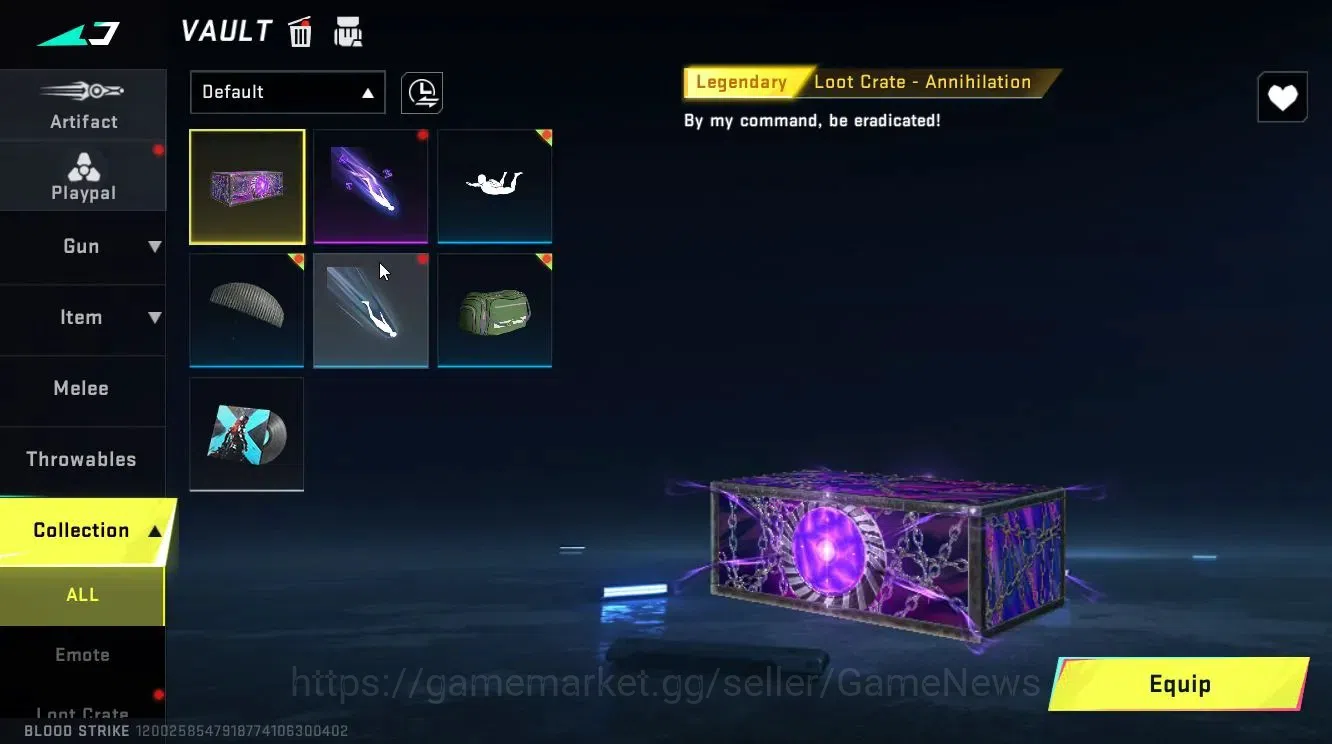 Blood Strike Accounts ASIA | ULTRA [KRAKEN-Purple Lightning] | Legendary image 9