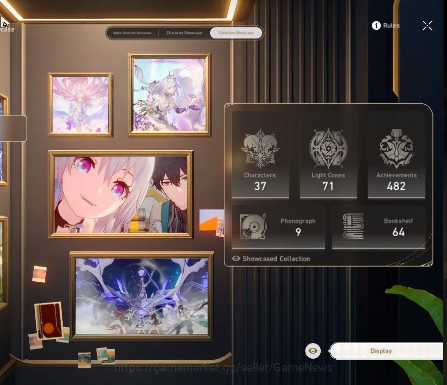 Honkai Star Rail Accounts Asia|TL 67|1,6K SJ|11 Limited|[Castorice,Saber]+Si image 3