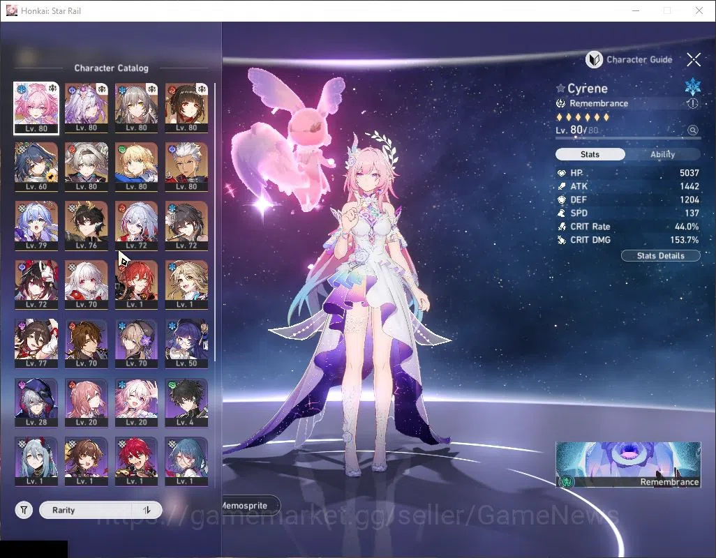 Honkai Star Rail Accounts Asia|TL 67|1,6K SJ|11 Limited|[Castorice,Saber]+Si image 4