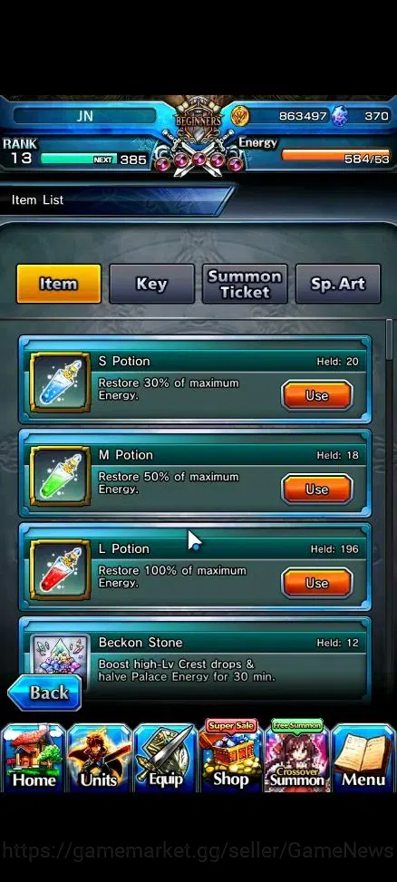 Grand Summoners Accounts Global|Rank 13||9 Ascend+3 TW|[Sayaka Miki,Sanagey image 2