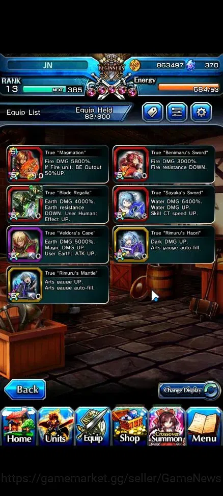 Grand Summoners Accounts Global|Rank 13||9 Ascend+3 TW|[Sayaka Miki,Sanagey image 5