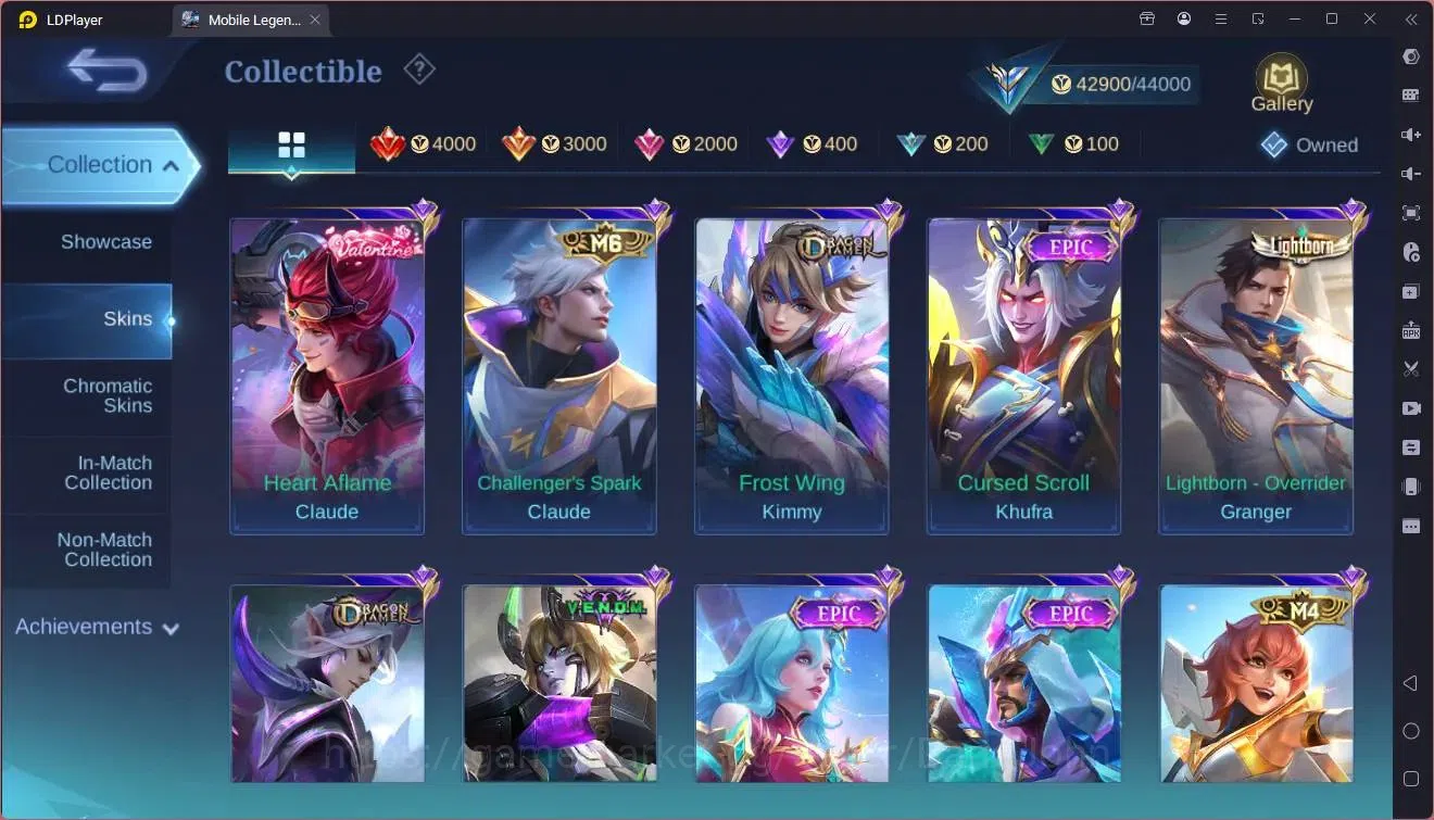 Mobile Legends: Bang Bang Accounts Global |Hero 96|Skin 161|Expert|Prime Claude|CC Na image 13