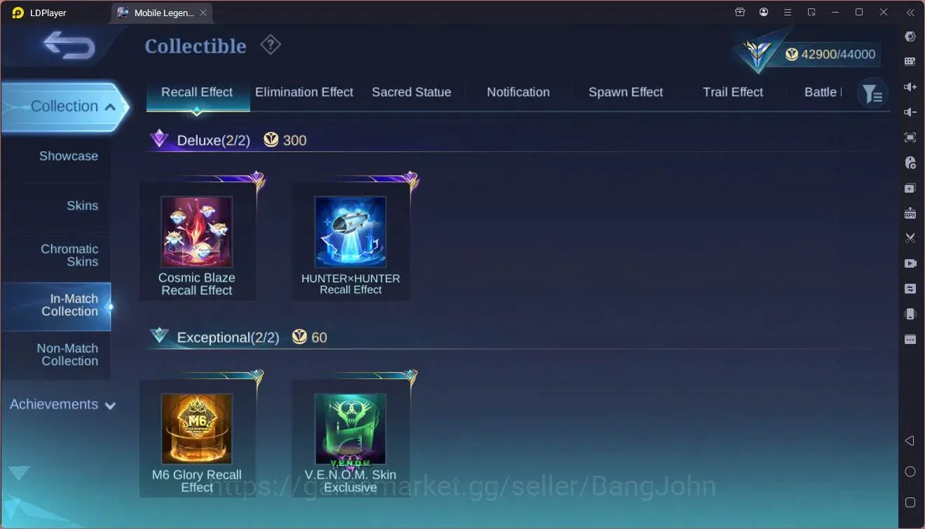 Mobile Legends: Bang Bang Accounts Global |Hero 96|Skin 161|Expert|Prime Claude|CC Na image 16