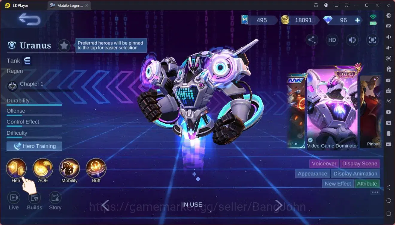Mobile Legends: Bang Bang Accounts Global |Hero 96|Skin 161|Expert|Prime Claude|CC Na image 20