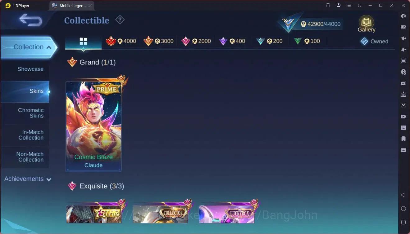 Mobile Legends: Bang Bang Accounts Global |Hero 96|Skin 161|Expert|Prime Claude|CC Na image 7