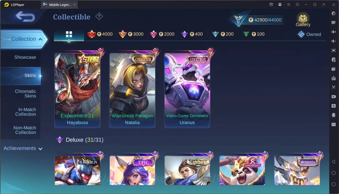 Mobile Legends: Bang Bang Accounts Global |Hero 96|Skin 161|Expert|Prime Claude|CC Na image 8