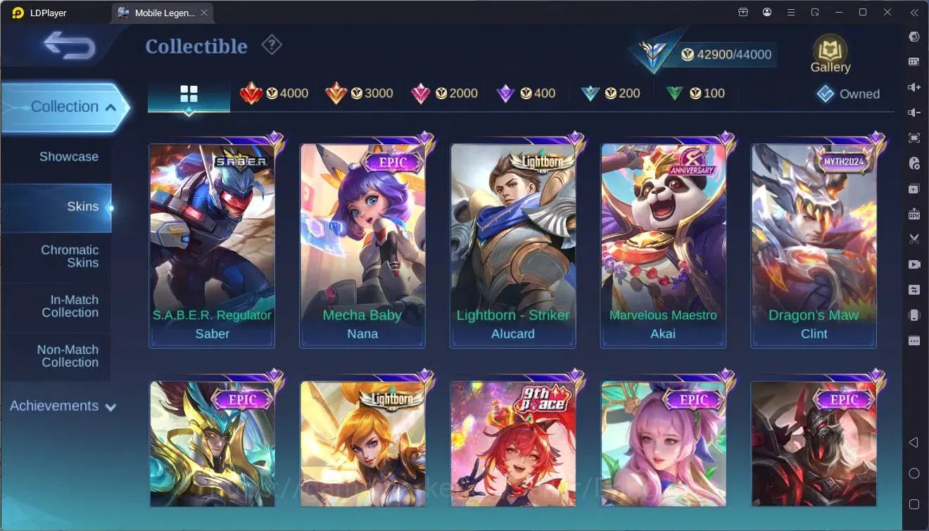 Mobile Legends: Bang Bang Accounts Global |Hero 96|Skin 161|Expert|Prime Claude|CC Na image 9