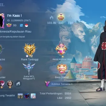 Mobile Legends: Bang Bang Accounts Collector Hero 132|Skin 273|Naruto (Julian & Lukas),Vessel Benedetta,Lbx Kimmy,Lborn
