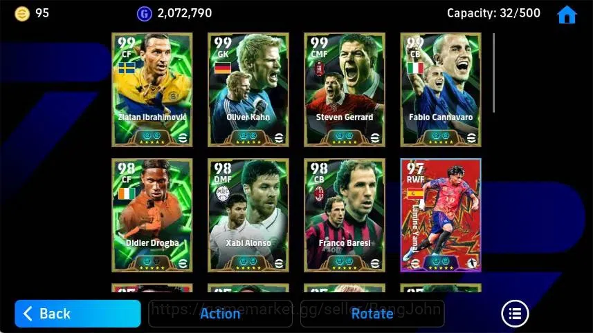 eFootball Accounts Mobile|PW 3206|Zlatan Ibrahimovic Epic,Oliver Kahn image 3