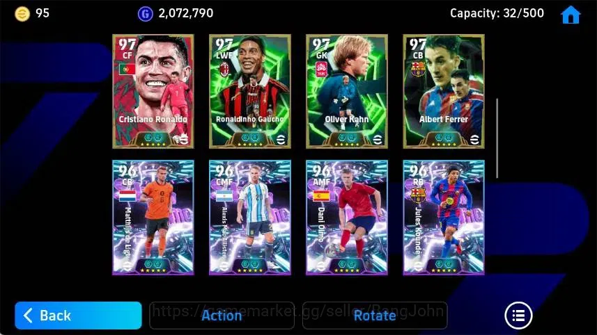 eFootball Accounts Mobile|PW 3206|Zlatan Ibrahimovic Epic,Oliver Kahn image 4